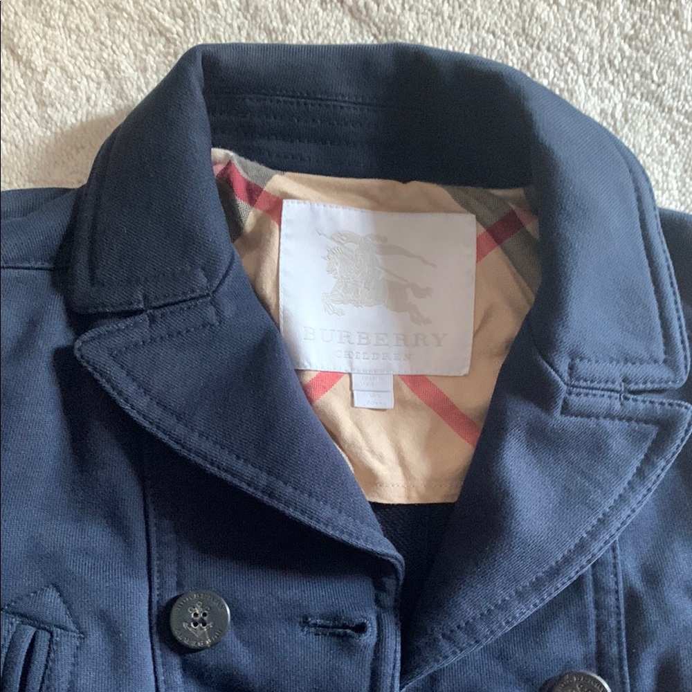 Burberry Navy Blue Jacket